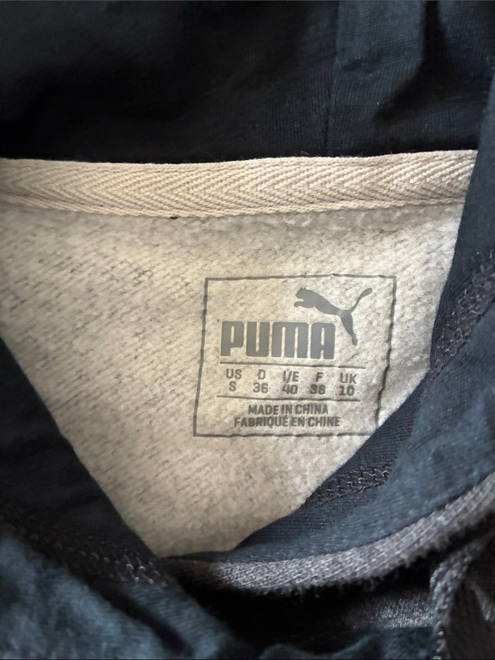 PUMA Pullover hoodie *black & grey* - Picture 5 of 7